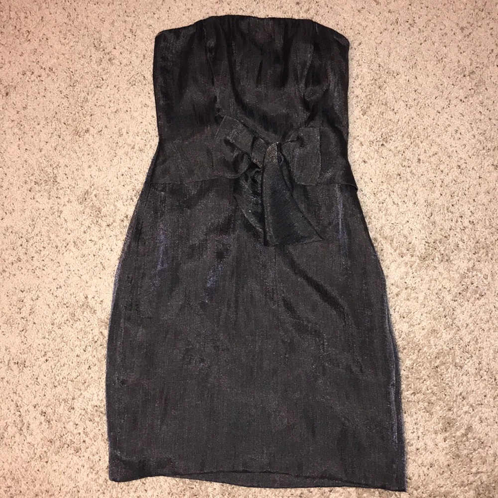 The Limited Charcoal Gray Iridescent Dress